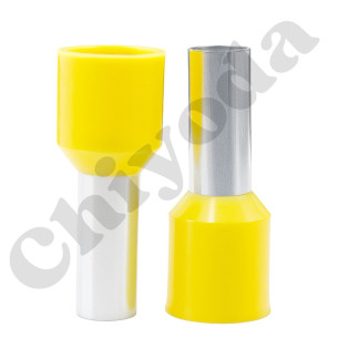 TERMINA AISLA. PUNTA E-10-12 AMARILLA X 100UDS CHIYODA