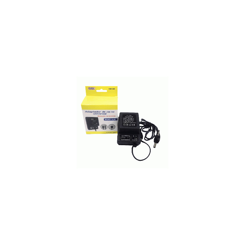 ADAPTADOR P/VOLTAJE  500 MAP. UNIVERSAL CA/CC RADOX