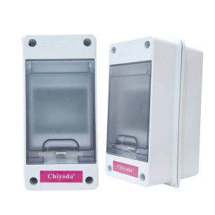 CAJA RIEL DIN  3P P/BREAKER PLASTICA CHIYODA