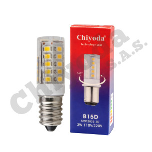 LED FOCO MAQUI BLANCO E12 3W 120-220V  SMD2835 CHIYODA