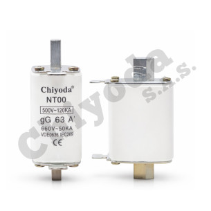 FUSIBLE NT00 GC  63A/500V-120KA VDE0636 IEC269 CHIYO