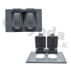 PLACA PARA INTEMPERIE 2/S. S1 BAQUELITA CHIYODA