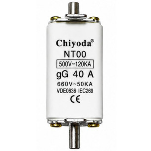 FUSIBLE NT00 GC  40A/500V-120KA VDE0636 IEC269 CHIYODA