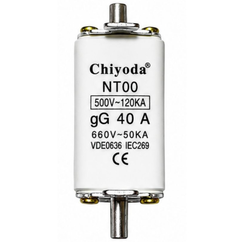 FUSIBLE NT00 GC  40A/500V-120KA VDE0636 IEC269 CHIYODA