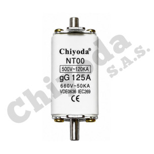 FUSIBLE NT00 GC  80A/500V-120KA VDE0636 IEC269 CHIYODA