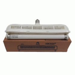 LAMPARA  1X10W 110V ELECTRO. C/UTBO BLANCO P/BOQ. E27 HIKASA