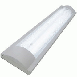 LAMPARA 2X20W 110V ELECTRO  C/TUB FLUORESC C/ACRIL.MX228-Y20 X 2