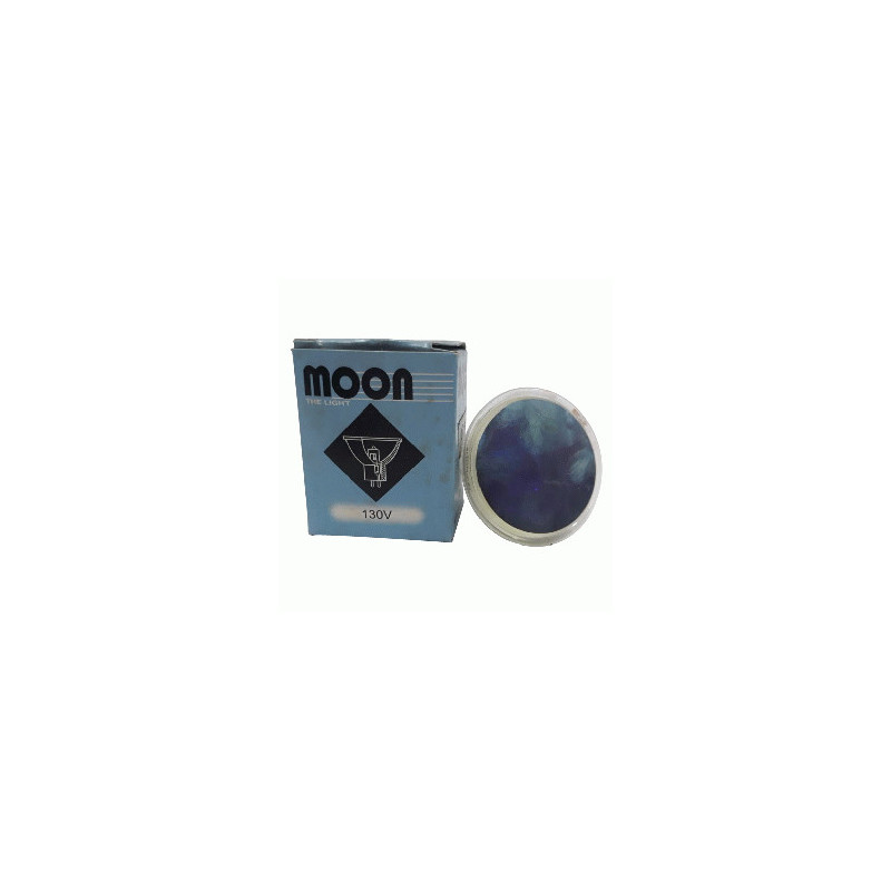 FOCO DICROI.  50W 120V AZUL (2PTO) C/TAPA MOON JCDR