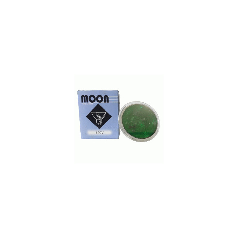 FOCO DICROICO 5OW-130V (2PTO) VERDE C/TAPA MOON JCDR