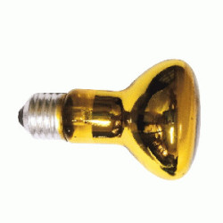 FOCO REFLECT  .E27 60W AMAR 110V HALOGENO (42W) AMARILLO