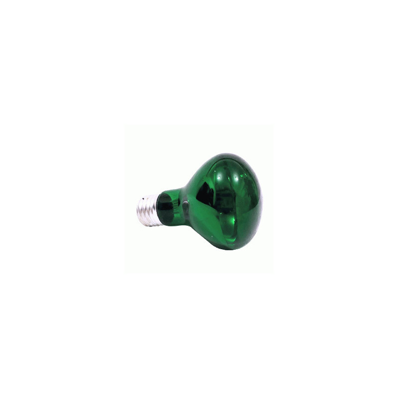 FOCO REFLECTOR E-27 60W-110V HALOGENO(42W)VERDE R63