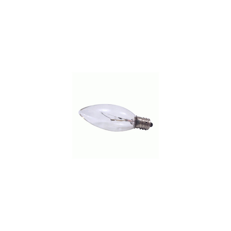 FOCO VELA E12 C26 CLARO 20W 220V MEDIANO TW