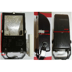 LUM. M.H REFLECTOR P/EXTERIOR 150W-220V E27 LUZ VERD