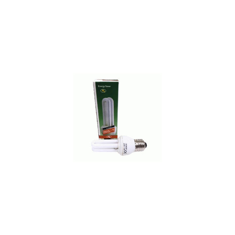 FOCO. AHORRADOR 11W-110V 2U E-27 HL 2U 6400K BLANCO