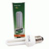 FOCO. AHORRADOR 13W-110V 2U E-27 HL  6400K  BLANCO