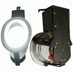 OJO.BUEY.C/VIDRIO ESMERILADO 2 FOCOS 6" CON FOCO