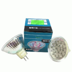LED FOCO DICR.  ROJO 1W 120V 2PTS (20 LEDS) MR16 G5.3 TW