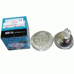 LED FOCO DICR.  VERDE 1W 120V 2PTS (20 LEDS) MR16 G5.3 TW