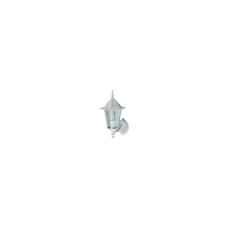 LAMPARA FAROL C/VIDRIO ZT-100 BLANCO