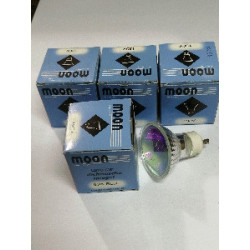 FOCO DICROI. 50W GU10 AZUL 130V C/TAPA MOON