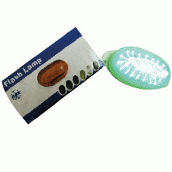 LED LAMPARA. VERDE FLASH 5-10W/110-220V OVALADA (PROMO -50%)