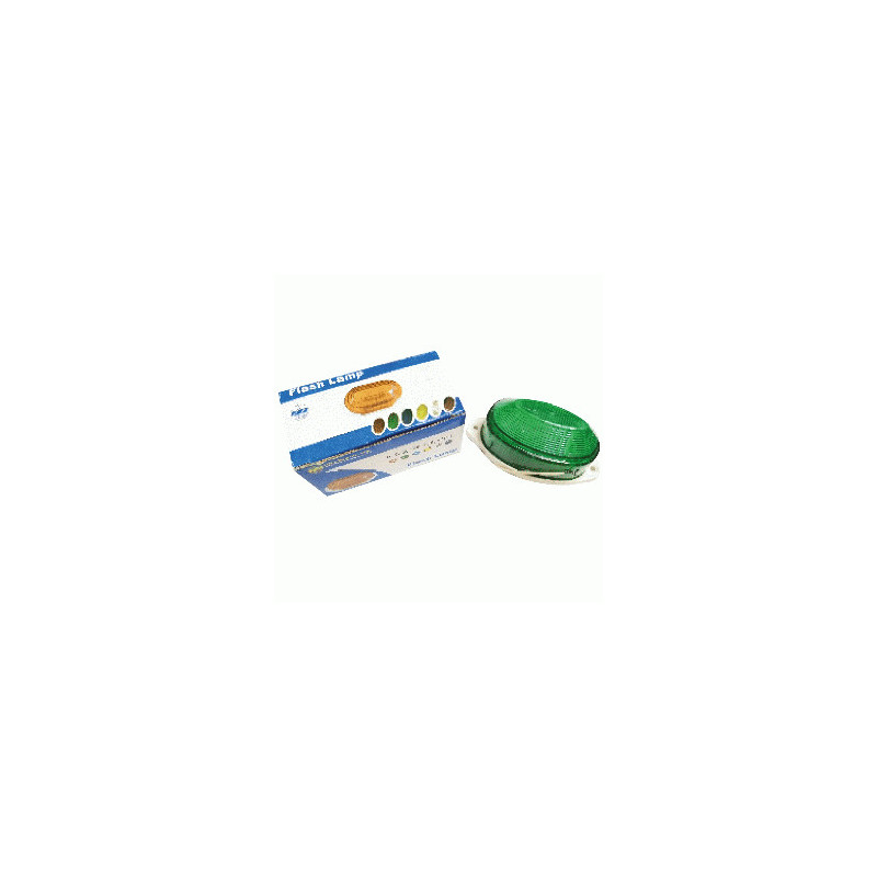 LED LAMPARA OVALADA FIJO VERDE 5-10W/110-220V