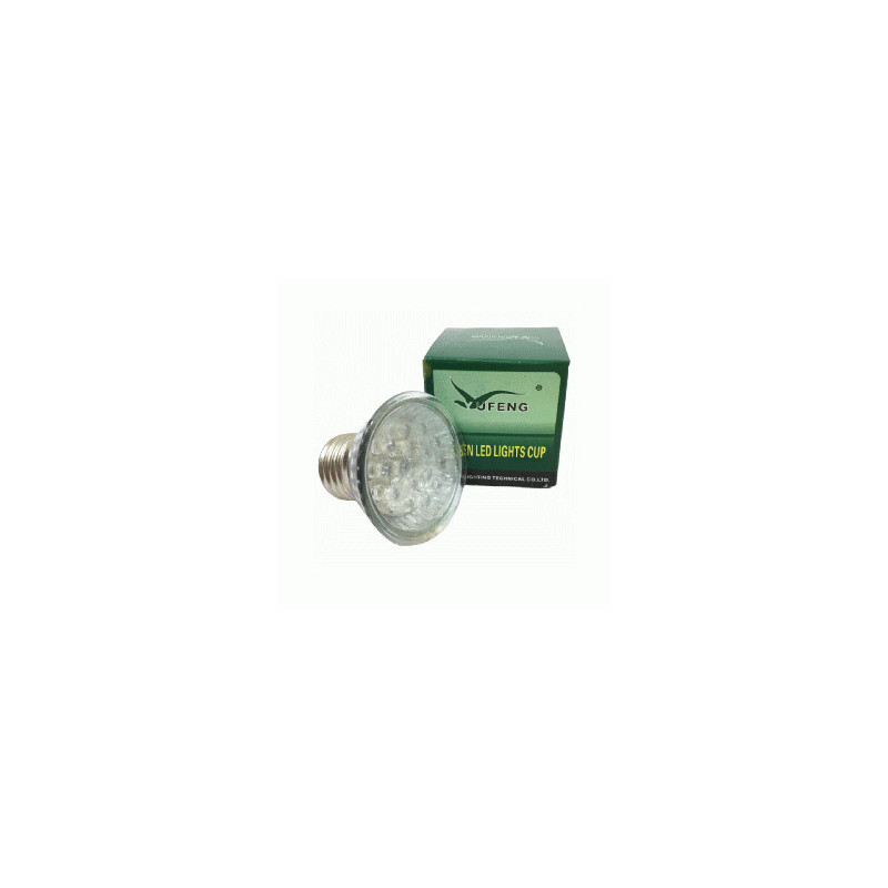 LED FOCO DICROICO E27 1W 120V (15 LEDS)PURPURA MR16