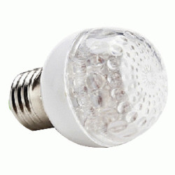 LED FOCO BOLA   AZUL FIJO E-27 D50 1W 110/220V TW