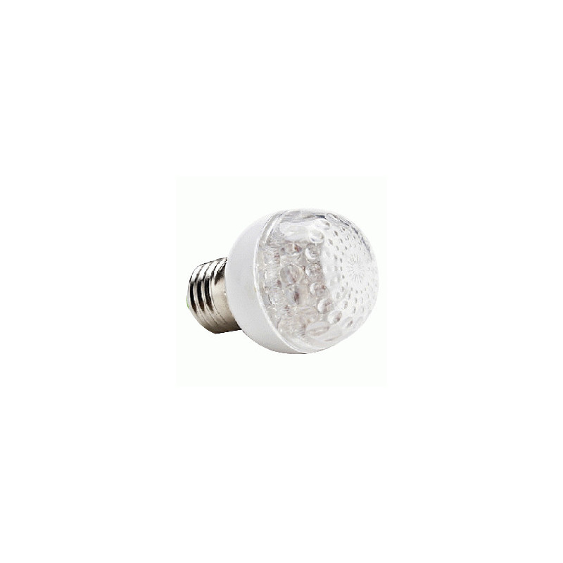 LED FOCO BOLA   AZUL FIJO E-27 D50 1W 110/220V TW