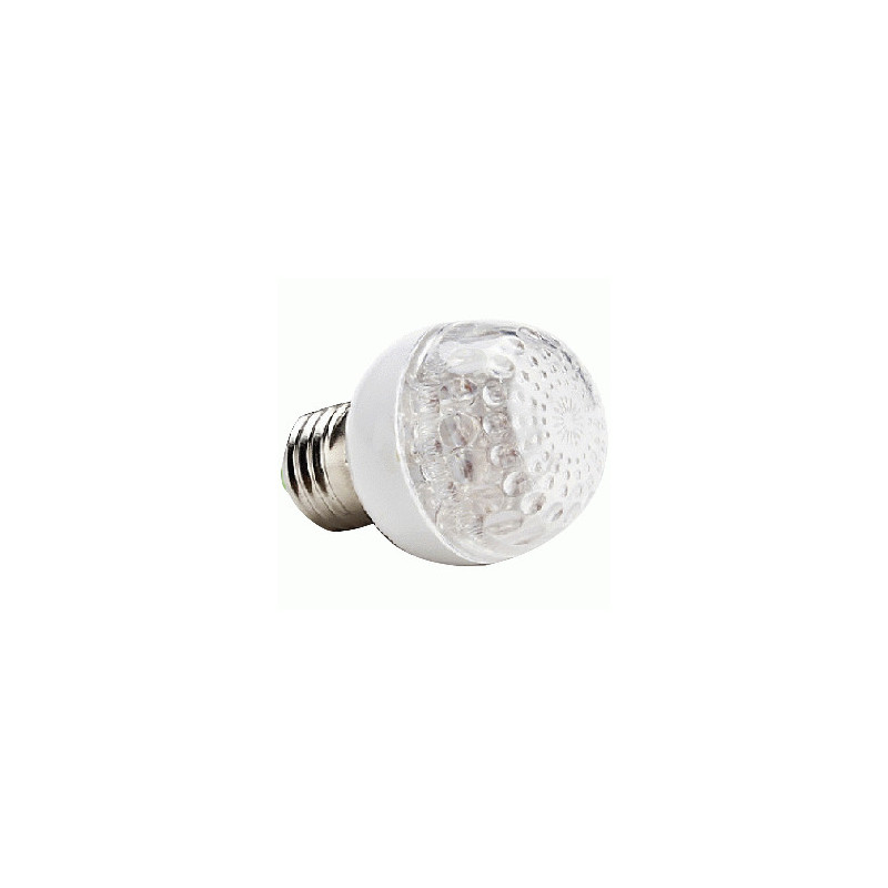 LED FOCO BOLA D50 E-27 110/220V 1W FIJO BLANCO