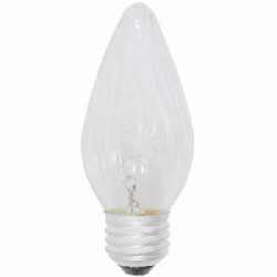 FOCO VELA T/LLAMA C48A E-27 20W ESMERILADO GRANDE TW