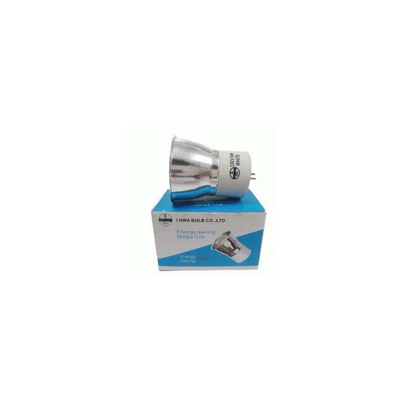 FOCO.AHORRADOR.G5.3 S/TAP ESPIRL 9W-130V BLANCO 2PTO