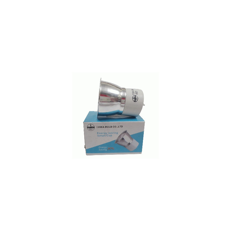 FOCO.AHORRADOR.G5.3 S/TAP ESPIRL 9W-130V ROJO 2PTOS