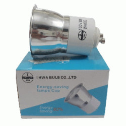 FOCO.  AHORRA 9W BLANC 130V GU10 S/TAPA ESPIRAL