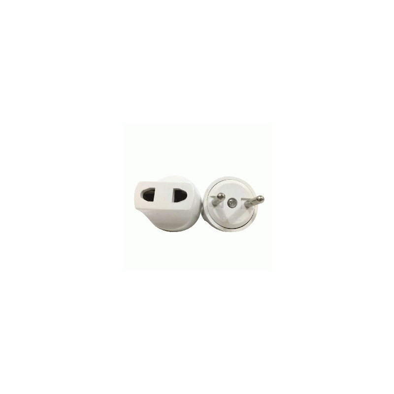 ADAPTADOR PLANO A REDONDO BLANCO  314H