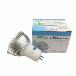 LED FOCO DICRO .3W   BLANC  2PTS 85-220V (3LD) 60G ALT/P. MR16 G5.3