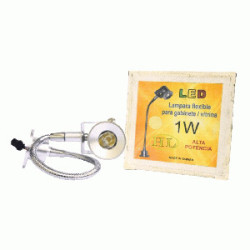 LED LAMPARA  ,1W CALIDA P/GABINET 85/240V FLEXIBLE TW