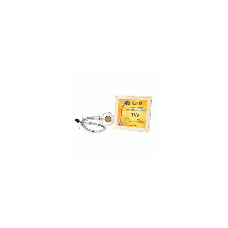 LED LAMPARA FLEXIBLE PARA GABINETE 85/240V 1W CALIDA